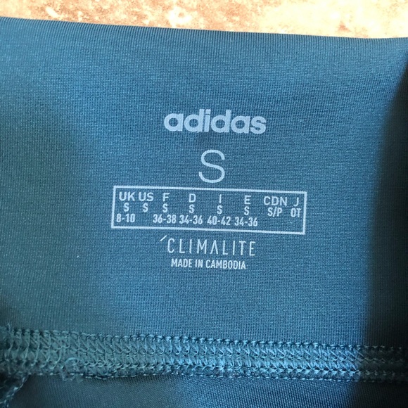 Adidas Climalite color block leggings - Picture 3 of 8